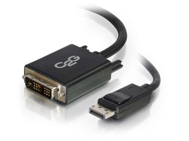 C2G 54329 1.8m 6 DisplayPort Male to Single Link DVI D Male Adapter Cable Black
