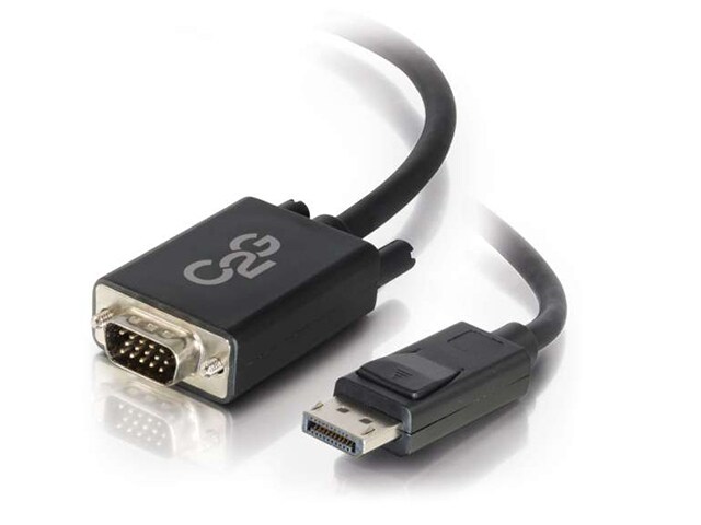C2G 54331 0.9m 3 DisplayPort Male to VGA Male Active Adapter Cable Black
