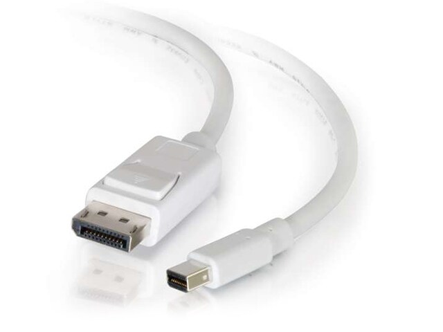 C2G 54297 0.9m 3 Mini DisplayPort to DisplayPort Adapter Cable White