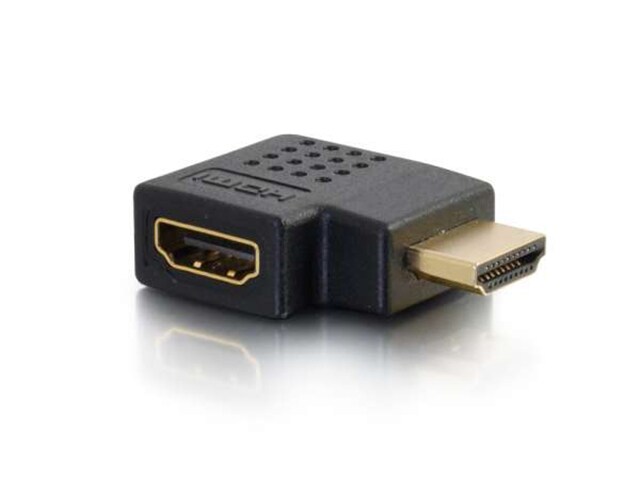 C2G 43290 Right Angle HDMI Adapter Right Exit