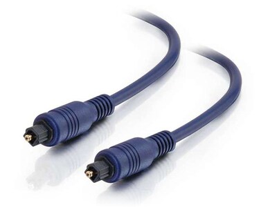 C2G 40389 0.5m (1.6') Velocity TOSLINK Optical Digital Cable