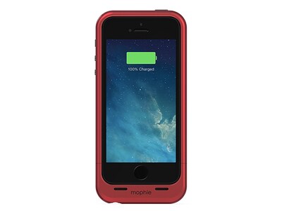 mophie 1500mAh Juice Pack Helium Battery Case for iPhone 5/5s - Red