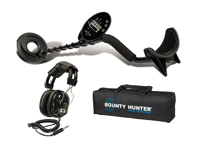 Bounty Hunter DISC11GWP1PL Discovery 1100 Metal Detector Bundle with Headphones and Carry bag