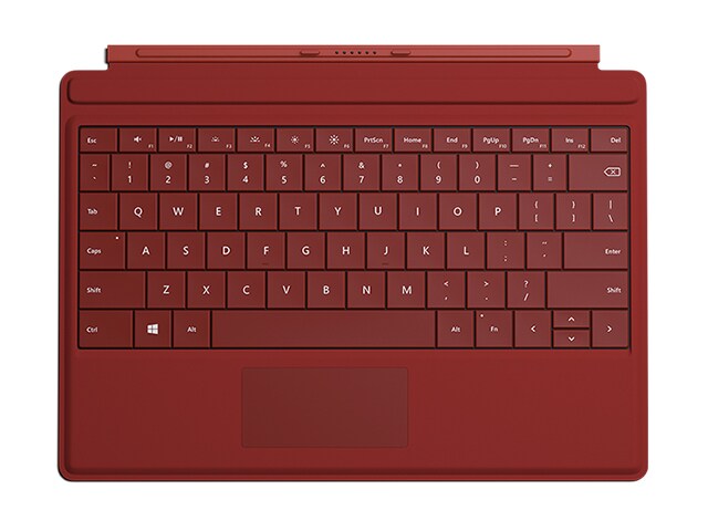 Microsoft Type Cover for Surface 3 with Mechanical Keyboard and Touchpad Red French