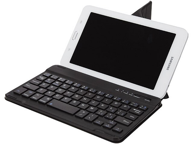 Kapsule Ultra thin Universal BluetoothÂ® Keyboard Case for 7â€� Tablet Black