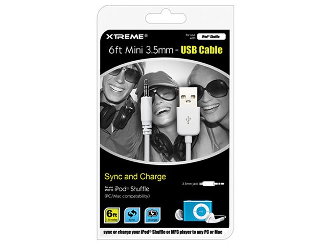 Xtreme Cables 50606 1.8m 6 3.5mm to USB Cable White