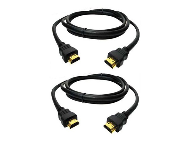 Xtreme Cables 75146 1.8m 6 HDMI Cable Black 2 Pack