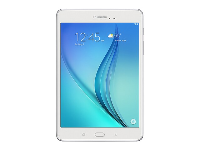 Samsung Galaxy Tab A SM T350 8 quot; Tablet with 1.2GHz Quad Core Processor 16GB of Storage Android 5.0 White