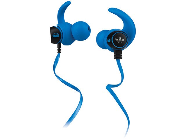 adidas Originals by Monster Sport Earbuds with In Line Controls Blue