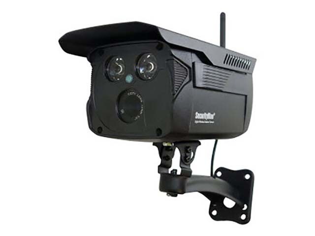 SecurityMan SM 804DT Weatherproof Digital Wireless Camera with Night Vision Black