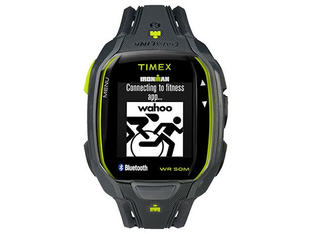 Timex Ironman Run X50plus Smart Watch Charcoal Green