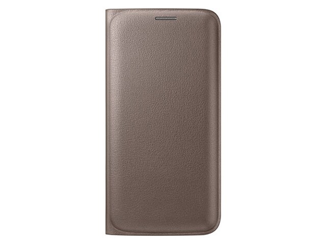 Samsung Galaxy S6 Wallet Flip Cover Gold