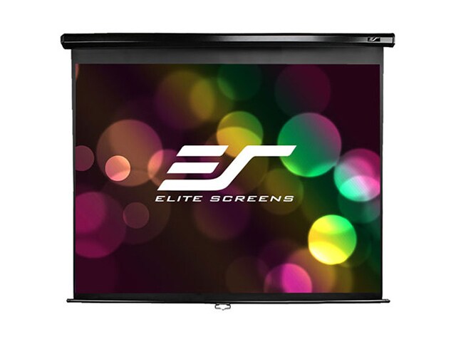 Elite Screens M100UWH Manual Series 100â€� Projector Screen Black