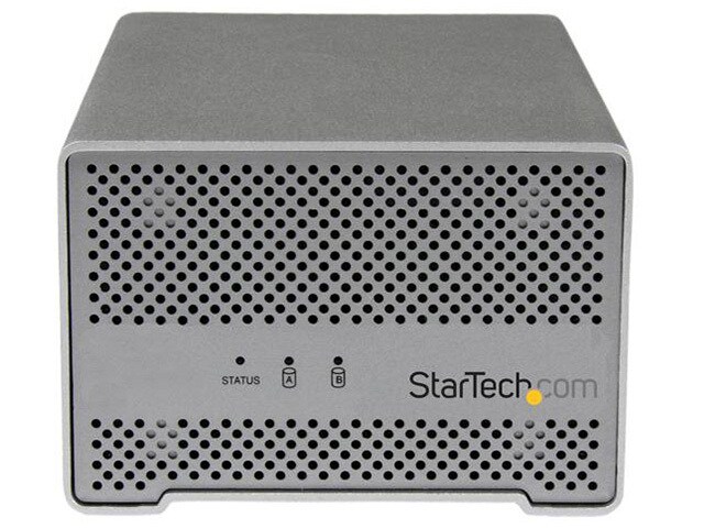 StarTech Thunderbolt Dual 2.5 quot; Hard Drive Enclosure with Cable