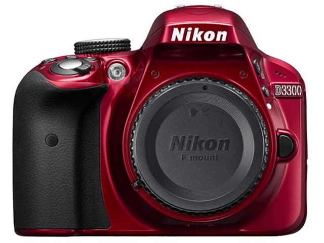 Nikon D3300 24.2MP DSLR Camera Body Only Red