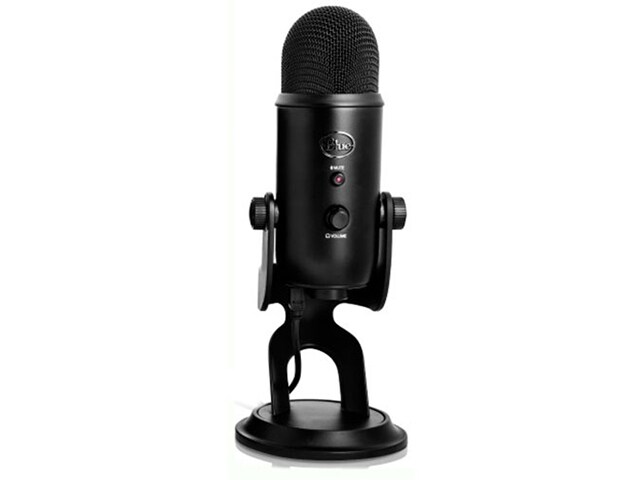 Blue Microphones 2070 Yeti Blackout Tri Capsule USB Microphone Black