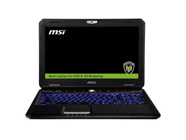 MSI Workstation WT60 2OK 1211US 15.6 quot; Laptop with Intel i7 4810 1TB HDD 128GB SSD 16GB RAM NVIDIA K3100M Windows 7