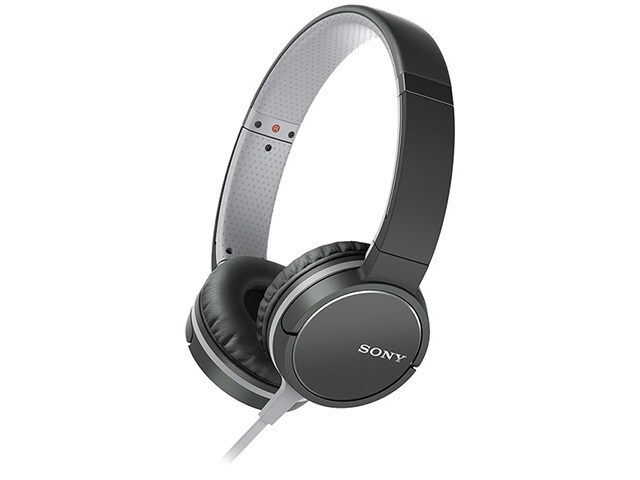 Sony Step Up Over Ear Headphones with In Line Controls Black