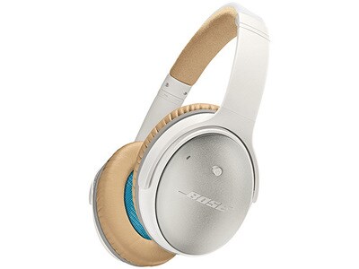 Bose QuietComfort 25 Over-Ear Headphones with In-line Controls - White