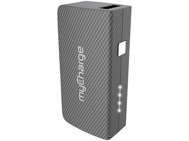 MyCharge 3000mAh AmpPlus Portable Charger with USB Arm Grey Charcoal