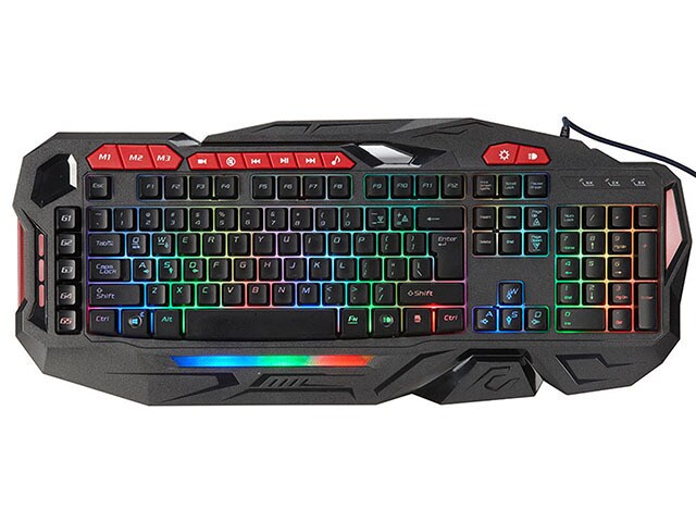 Xtreme Gaming XG Prisma Wired Gaming Keyboard with Multi Colour LED Lights