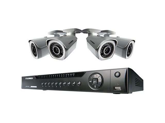 LOREX LNR4082TC4B 8 Channel Surveillance System with HD DVR and 4 Cameras