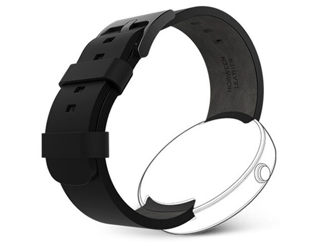 Motorola Moto360 Leather Smart Watch Band Black