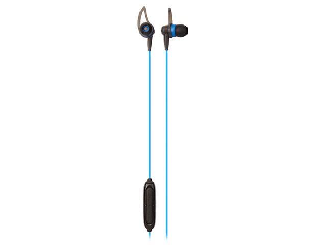 HeadRush HRS 545 Sport Earbuds with In line Controls Black Blue