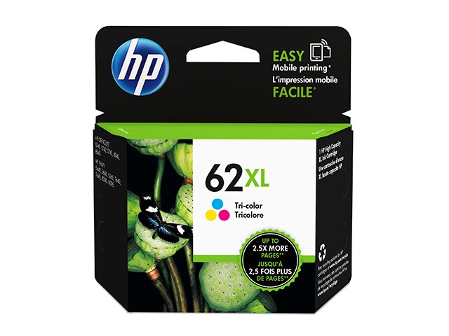 HP 62XL Tri color High Yield Original Ink Cartridge C2P07AN