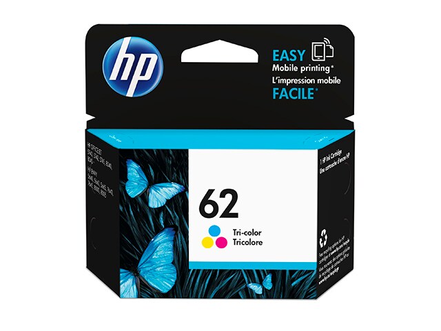 HP 62 Tri color Original Ink Cartridge C2P06AN