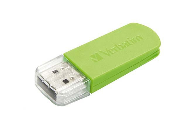 Verbatim 49834 64G Mini USB 2.0 Flash Drive Eucalyptus Green