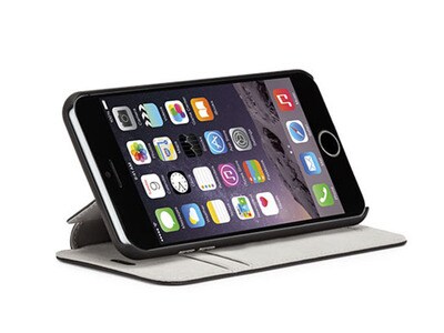 Case-Mate Stand Folio Case for iPhone 6 Plus/6s Plus - Black & Grey