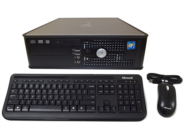 Dell OptiPlex GX780 Desktop PC with IntelÂ® Core 2 Duo E7500 500 GB HHD 4GB RAM Windows 7 Professional â€“ Englishâ€“ Refurbished