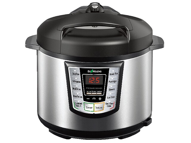 EcoHouzng Electric Pressure Cooker Black Chrome