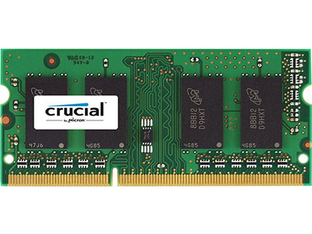 Crucial CT51264BF160B 4GB 1600MHz DDR3L SO DIMM Unbuffered Memory