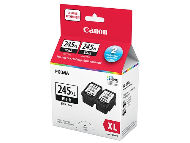 Canon PG 245XL Ink Cartridge Twin Pack Black