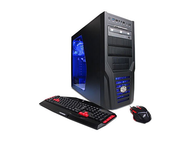 CyberPowerPC Gamer Ultra GUA540 Desktop with AMD FX 6300 1TB HDD 8GB RAM DDR3 AMD R5 Windows 10 Home 64 bit