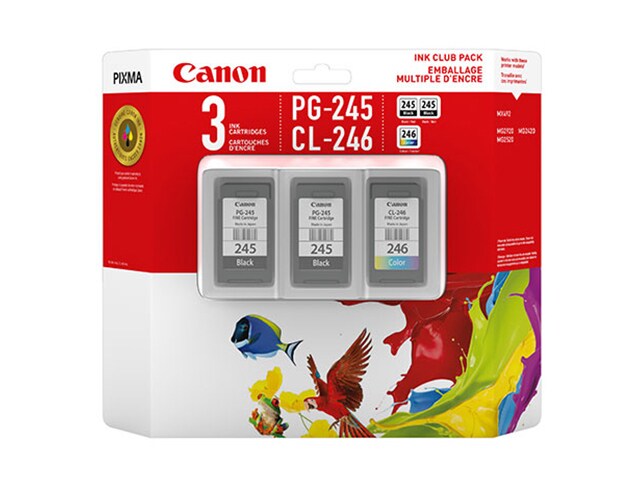 Canon PG 245 CL 246 Twin Pack Ink Cartridges Black Tri Colour