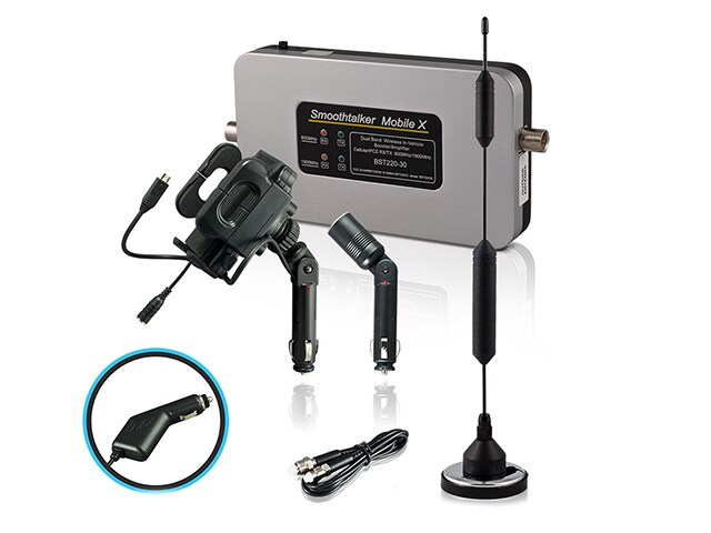 SmoothTalker Mobile X 30 Cellular Booster Kit With 14 quot; Magnetic Antenna