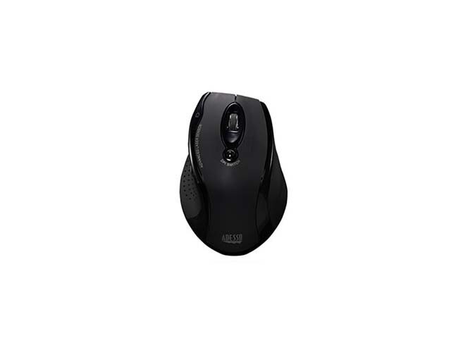 Adesso iMouse G25 Wireless Flat Ergonomic Laser Mouse Black