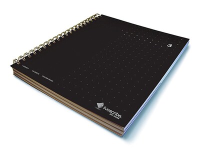Livescribe Number 3 Three Subject Universal Notebook - Black