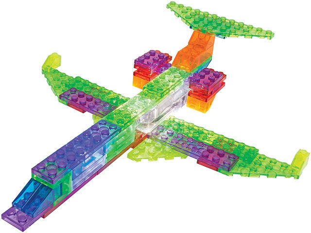 Laser Pegs Lighted Construction Bricks 6 In 1 Kit Executive Jet