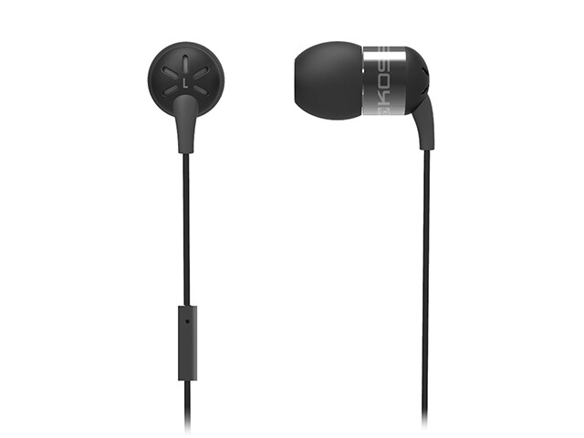 Koss KEB25i In Ear Headphones with In line Microphone Black