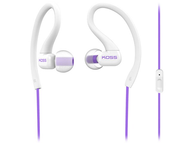 Koss KSC32i FitClips Earbuds with Microphone Violet