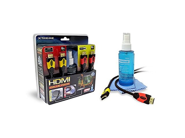 Xtreme Cables HDMI Cable Screen Cleaner Value Pack