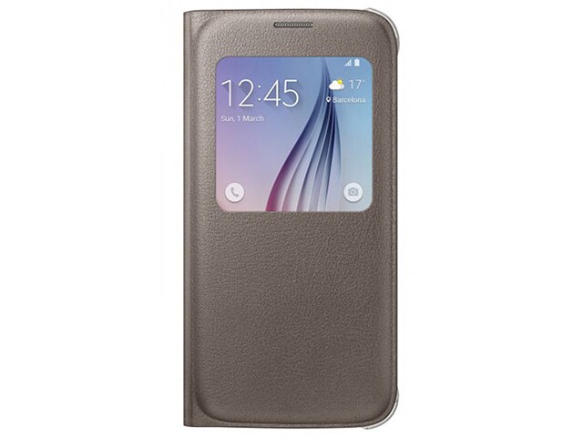 Samsung S View Cover for Galaxy S6 Gold