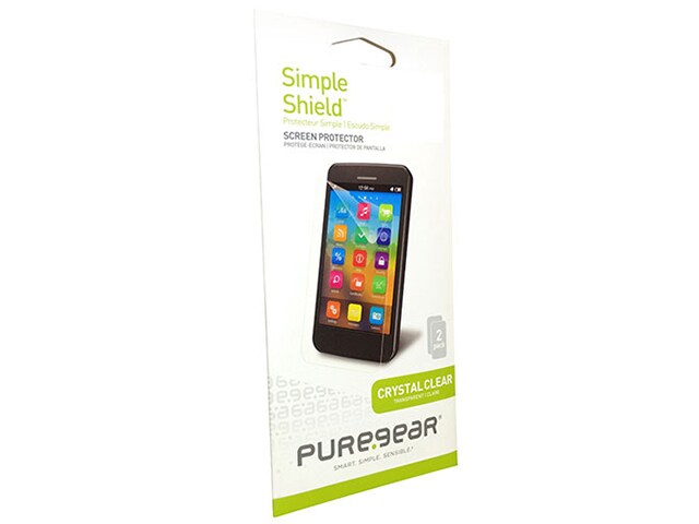 PureGear Simple Shield Screen Protector for iPhone 6 Plus 6s Plus 2 Pack