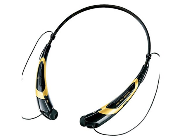Mental Beats Unleashed Bluetooth Neckband Headphones Gold