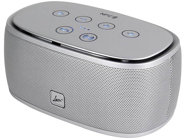Digital Treasures Lyrix Rush BluetoothÂ® Portable Speaker Silver