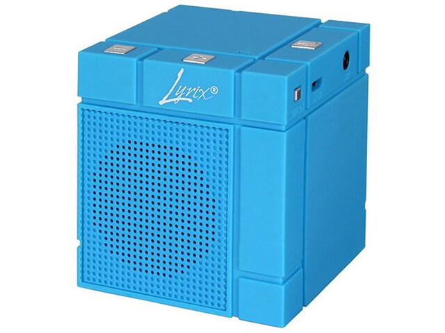 Digital Treasures Lyrix Mixx BluetoothÂ® Portable Speaker Blue